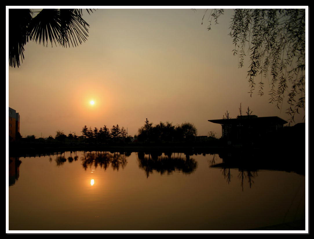 夕阳西照